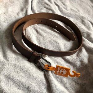 [Men Size 42] NWT Timberland Men Genuine Leather Classic Jean Belt Brown B75453